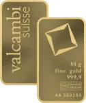 50 гр. Златно кюлче Valcambi | Minted